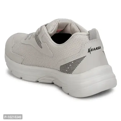 Kraasa Sharks Running  Walking Shoes for Men, Sports Shoes For Men Grey UK 6-thumb4