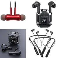 Stylish Wireless Bluetooth Ear Bud with Neck Band-thumb2