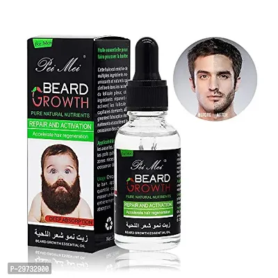 Beard Growth Oil for Thicker and Fuller Beard With 100% Natural Beard Oil for Men. (30 ml )-thumb0