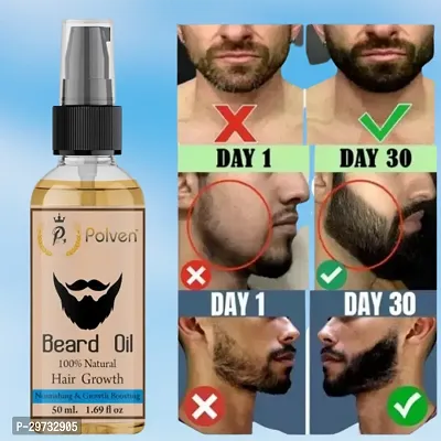 Beard Growth Oil for Thicker and Fuller Beard With 100% Natural Beard Oil for Men. (30 ml )