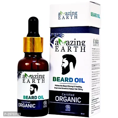 Beard Growth Oil for Thicker and Fuller Beard With 100% Natural Beard Oil for Men. (30 ml )