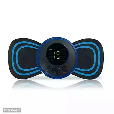 Butterfly Massager with Bluetooth Ultrapods Earbuds with Transparent Charging Case Blue Color ( Pack of 2)