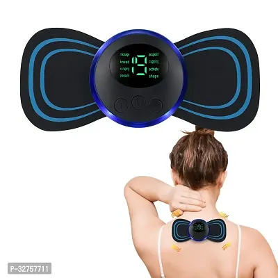 Butterfly Massager with Bluetooth Ultrapods Earbuds with Transparent Charging Case Blue Color ( Pack of 2)-thumb0