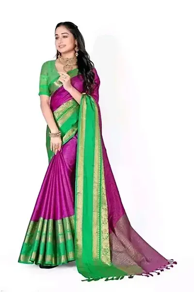 Trending Organza Saree with Blouse piece 