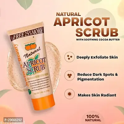 Mini Scrub for Face with Apricot for Tan Removal 50gm Pack of 3-thumb3