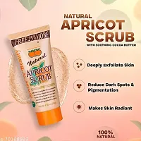 Natural Skin Care Scrub for Face with Apricot for Tan Removal 50gm Pack of 2-thumb2