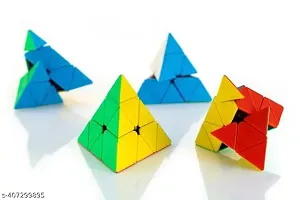 High Quality Pyramid Cube 3x3 Speed Triangle  Puzzle Cube-thumb1