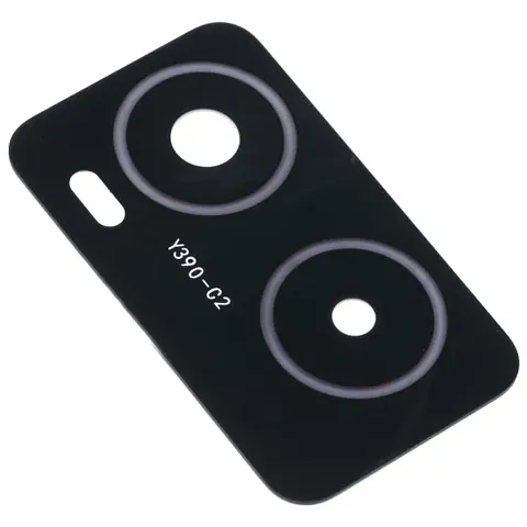 Back Camera Lens Glass Camera Lens for Oppo A76 : Black