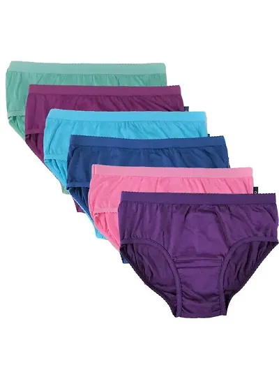 Buy VANILLAFUDGE Multicolor Cotton Panties for Women's (Pack of 3