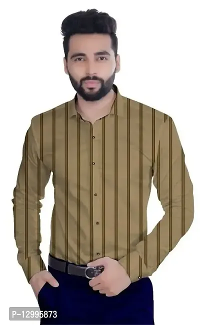 JAVERI Men's Formal Polycotton Material, Slim Fit Classic Collar Fullsleeve Casual Shirts (JR-J4-005-M)-thumb0