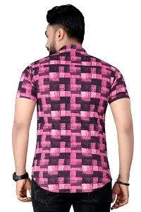 JAVERI Men's Formal Polycotton Material, Slim Fit Classic Collar Fullsleeve Casual Shirts (JR-14-Pink-XL)-thumb1