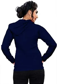 ZINUX Women's and Girls Cat Hoodie for Women | Full Sleeve Stylish Women's Sweatshirts (ZN-J5_MIYAV_Blue_XL)-thumb4