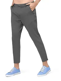 JAVERI Men's Strechable Lycra Lower Regular Fit Trackpants (JR-J5-AJ-03-TRACK-GREY-32)-thumb2