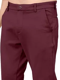 JAVERI Men's Strechable Lycra Lower Regular Fit Trackpants (JR-J5-AJ-03-TRACK-WINE-32)-thumb3