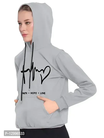 ZINUX Women's and Girls Hart Hoodie for Women | Full Sleeve Stylish Women's Sweatshirts (ZN-J5_HART)-thumb3