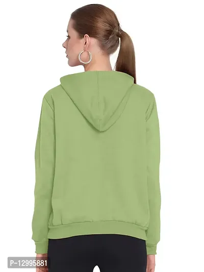 ZINUX Women's and Girls Smail Hoodie for Women | Full Sleeve Stylish Women's Sweatshirts (ZN-J5-SMILE_Pista_M)-thumb4