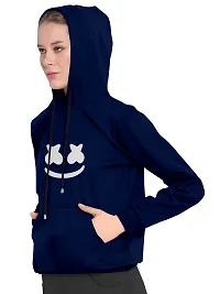 ZINUX Women's and Girls Smail Hoodie for Women | Full Sleeve Stylish Women's Sweatshirts (ZN-J5-SMILE_Blue_S)-thumb2