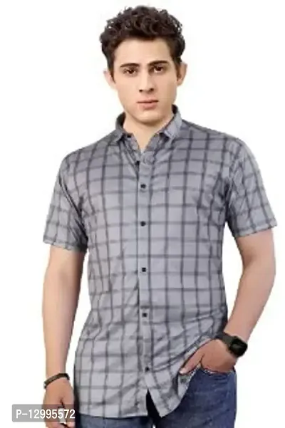 JAVERI Men's Formal Polycotton Material, Slim Fit Classic Collar Fullsleeve Casual Shirts (JR-17)