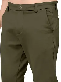 JAVERI Men's Strechable Lycra Lower Regular Fit Trackpants (JR-J5-AJ-03-TRACK-MEHNDI-32)-thumb3