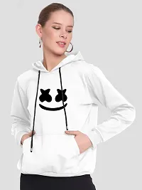ZINUX Women's and Girls Smail Hoodie for Women | Full Sleeve Stylish Women's Sweatshirts (ZN-J5-SMILE)-thumb1