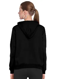 ZINUX Women's and Girls Smail Hoodie for Women | Full Sleeve Stylish Women's Sweatshirts (ZN-J5-SMILE_Black_S)-thumb3