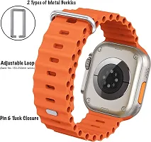 Series 8 Ultra Smart Watch HD 1.99 Inch Display Smart Watch Bluetooth Calling, Heart Rate, Sports Mode, Sleep Monitoring with Waterproof (Orange)-thumb1