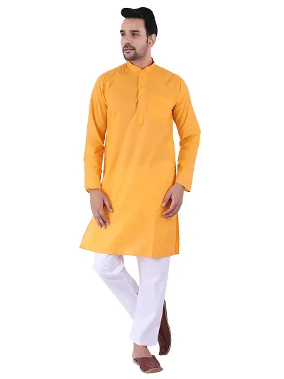 HUZUR Men's Cotton kurta pajama set