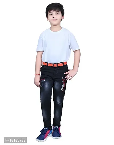 Trendy Boys Black Regular Fit Jeans Pack of 1-thumb5