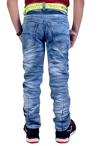 Stylish Blue Denim Regular Fit Jeans Combo Baby Boys Pack Of 2-thumb3