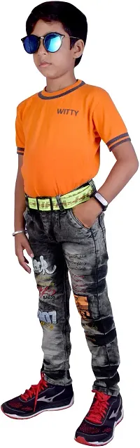 Stylish Multicoloured Denim Regular Fit Jeans Combo Baby Boys Pack Of 2-thumb4