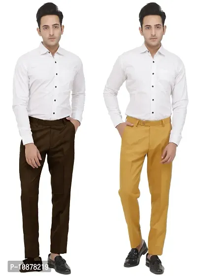 Men poly-viscose pants wholesale Gray color