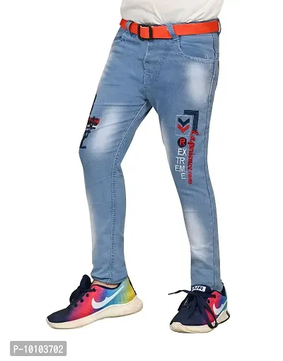 Fashion trendy boy jeans