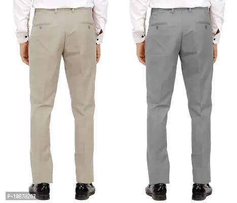 Buy LAHSUAK Men's Poly-Viscose Blended Beige Formal Trouser (Pack of 1  Trouser) at Amazon.in