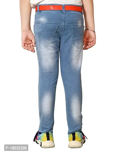 Stylish Blue Denim Regular Fit Jeans Combo Baby Boys Pack Of 2-thumb5