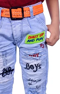 Stylish Blue Denim Regular Fit Jeans Baby Boys And Kids-thumb3