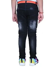 Stylish Black Denim Regular Fit Jeans Combo Baby Boys Pack Of 2-thumb4