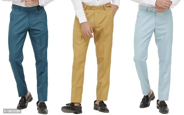 Dwellfab Regular Fit Men Light Blue Trousers - Buy Dwellfab Regular Fit Men  Light Blue Trousers Online at Best Prices in India | Flipkart.com