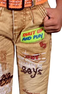 Stylish Multicoloured Denim Regular Fit Jeans Combo Baby Boys Pack Of 2-thumb3