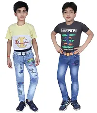 Boy Stylish Regular Fit Jeans Pack of 2-thumb3