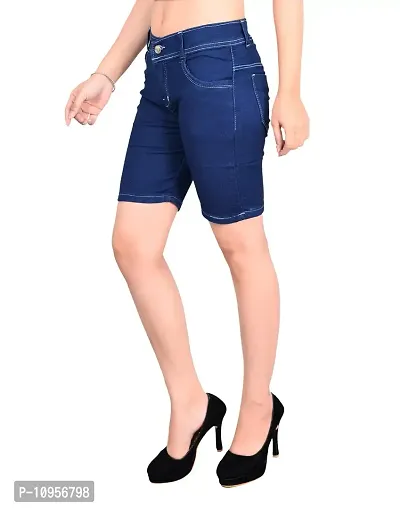 Buy Skinny Fit Denim Shorts with Insert Pockets Online at Best Prices in  India - JioMart.