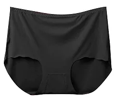 Amkasy Seamless ice Silk Invisible Lines no Show Hipster Panty Combo of 3 pantyfor Women and Girls, Freesize Fits Small to XL Size-thumb1