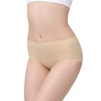 Amkasy Seamless ice Silk Invisible Lines no Show Hipster Panty Combo of 3 pantyfor Women and Girls, Freesize Fits Small to XL Size-thumb2