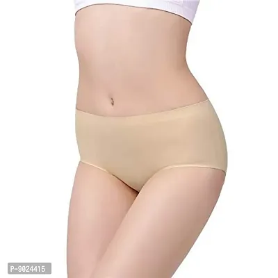 Amkasy Seamless ice Silk Invisible Lines no Show Hipster Panty Combo of 3 pantyfor Women and Girls, Freesize Fits Small to XL Size-thumb3