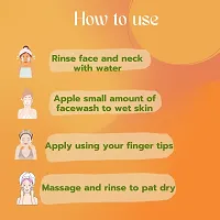 GLAM HERBS Papaya Face Wash for Glowing  Healthy Skin | Reduces Dark Spots  Blemishes | Herbal, SLS  Paraben Free | Suitable for All Skin Types | 100ml-thumb1