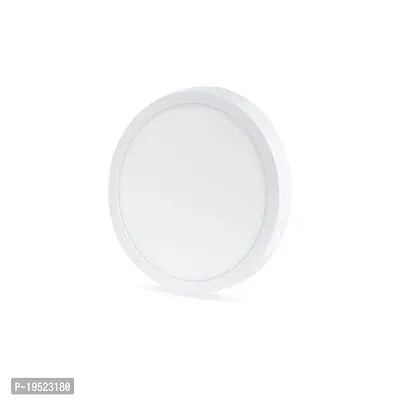 Led Round Ceiling Surface Panel Light Color-White (Pack of 1 22 Watt Prong)-thumb0