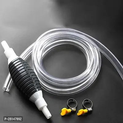 High Flow Fuel Transfer Pump Kit Portable Manual And Versatile, Ideal for Petrol, Diesel, Oil, Water And More, Waterproof, Leak Proof, With 200 CM Syphon Hose-thumb0