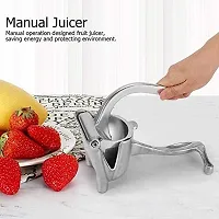 Stainless Steel Manual Fruit Juicer Hand juicer, Fruit juicer Manual juicer Instant juicer Orange juicer, Steel Handle Juicer | Manual Lemon Juicer (Standard)-thumb2