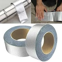 Butyl Tape Waterproof Sealing Tape Aluminum Foil, for RV Repair, Window, Silicone, Glass  EDPM Roof Leak Patching, Boat and Pipe Sealing, Silver For Quick Repair-thumb1