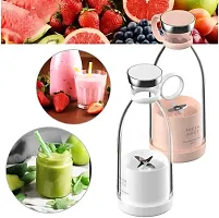 Portable Blender - USB Rechargeable Personal Blender with 4 Large Blades for Smoothies + Shakes + More - Handheld Mini Juicer Mixer for Sports | Travel | Gym | Compact Design For Flexible Use-thumb2