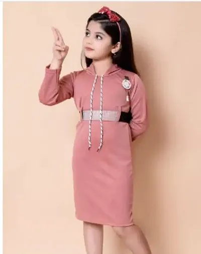 Fabulous Solid  Dress For Girls